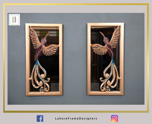 Luxury Wall Frames | Wood and Stone Works | Lahore
